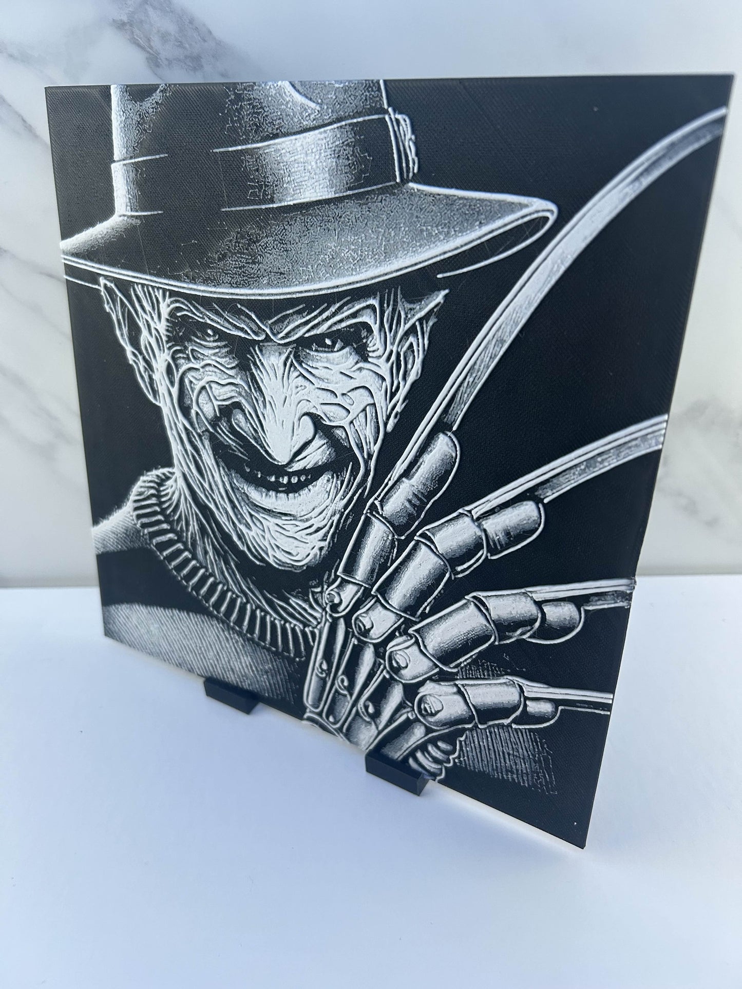 Freddy Krueger - Plaque avec support : Les Griffes de la Nuit