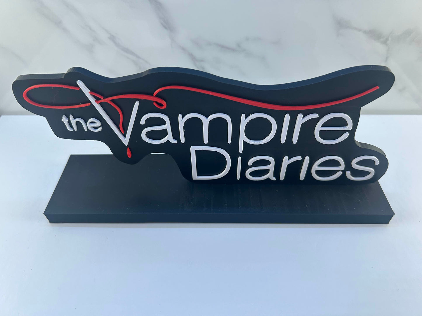 The Vampire Diaries - Logo : Avec Support