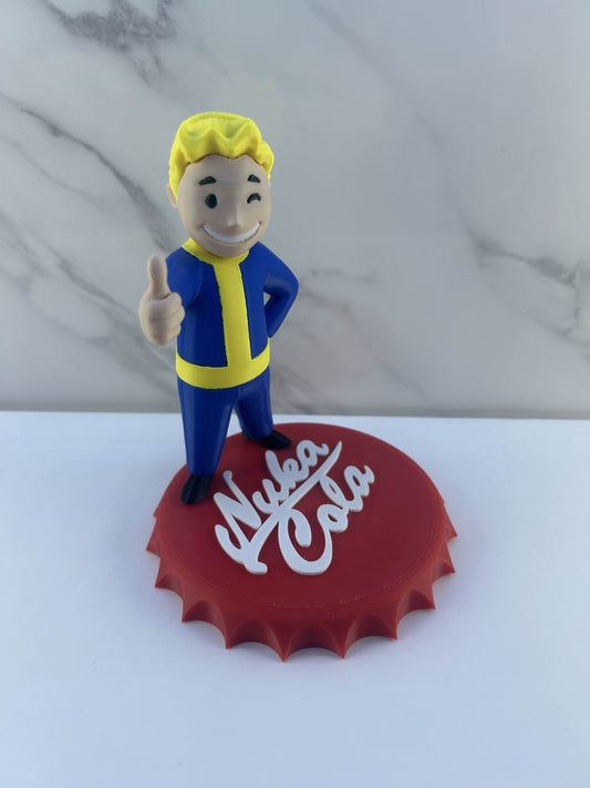 Fallout - Figurine : Avec Support Nuka Cola