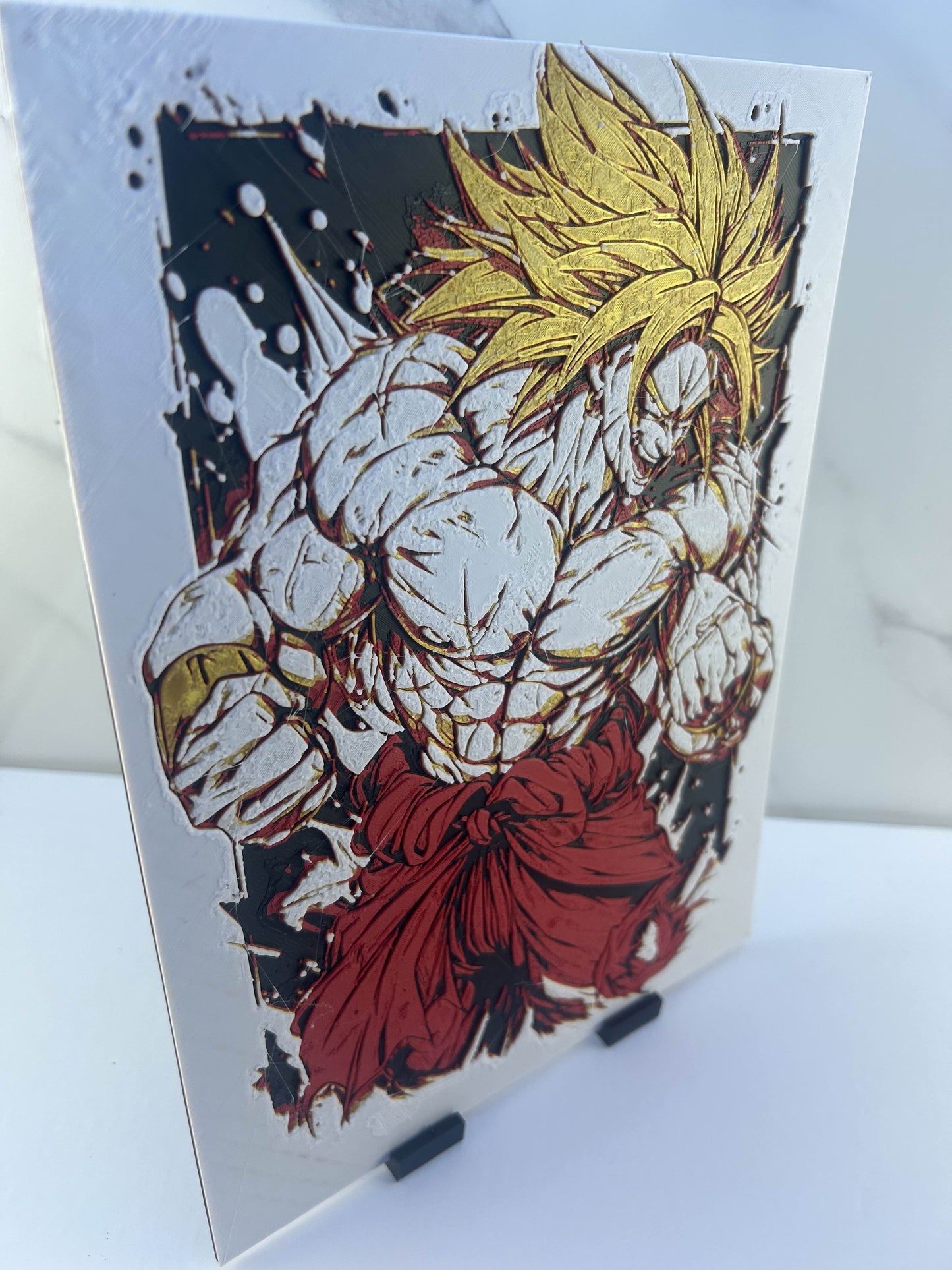 Dragon Ball Z - Plaque avec support : Broly