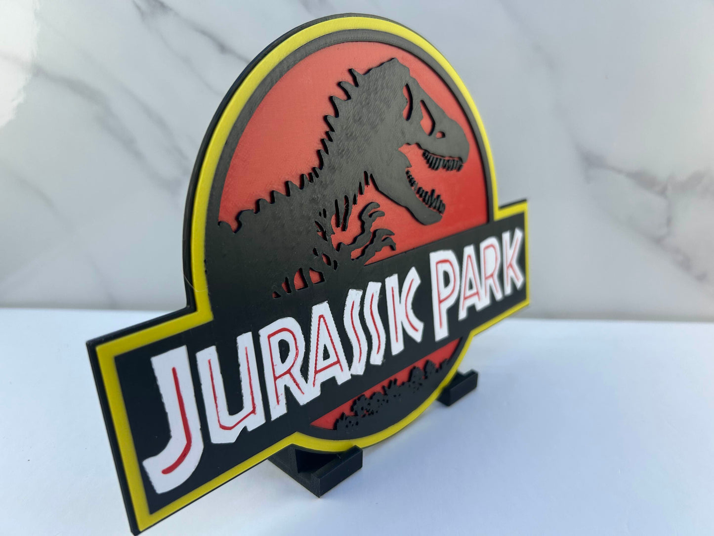 Jurassic Park - Plaque : Avec Support