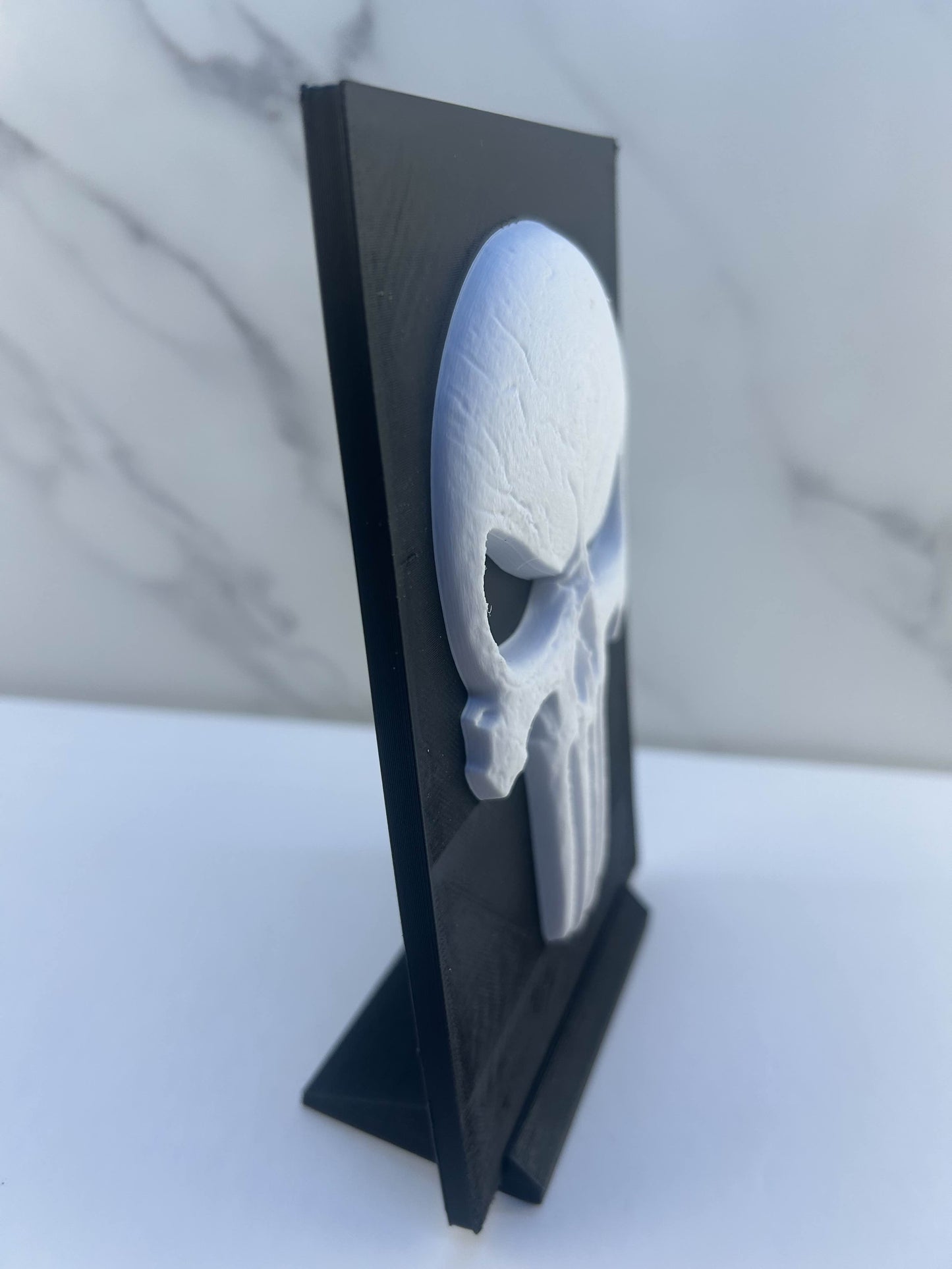 The Punisher - Plaque en Relief : Avec Support