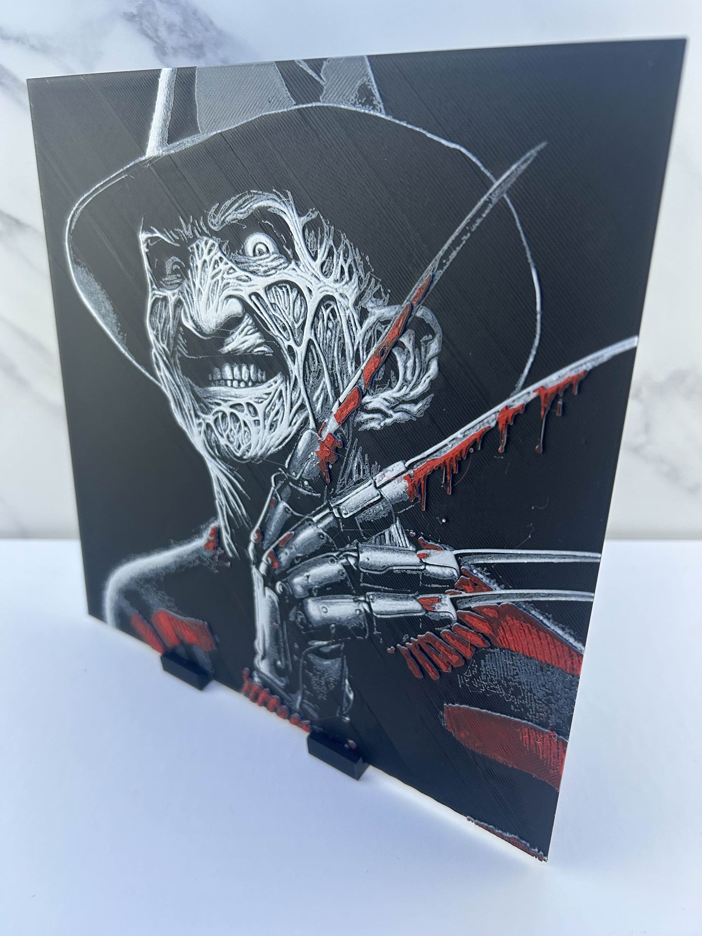 Freddy Krueger - Plaque : Avec support