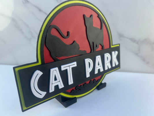 Cat Park - Plaque : Avec Support