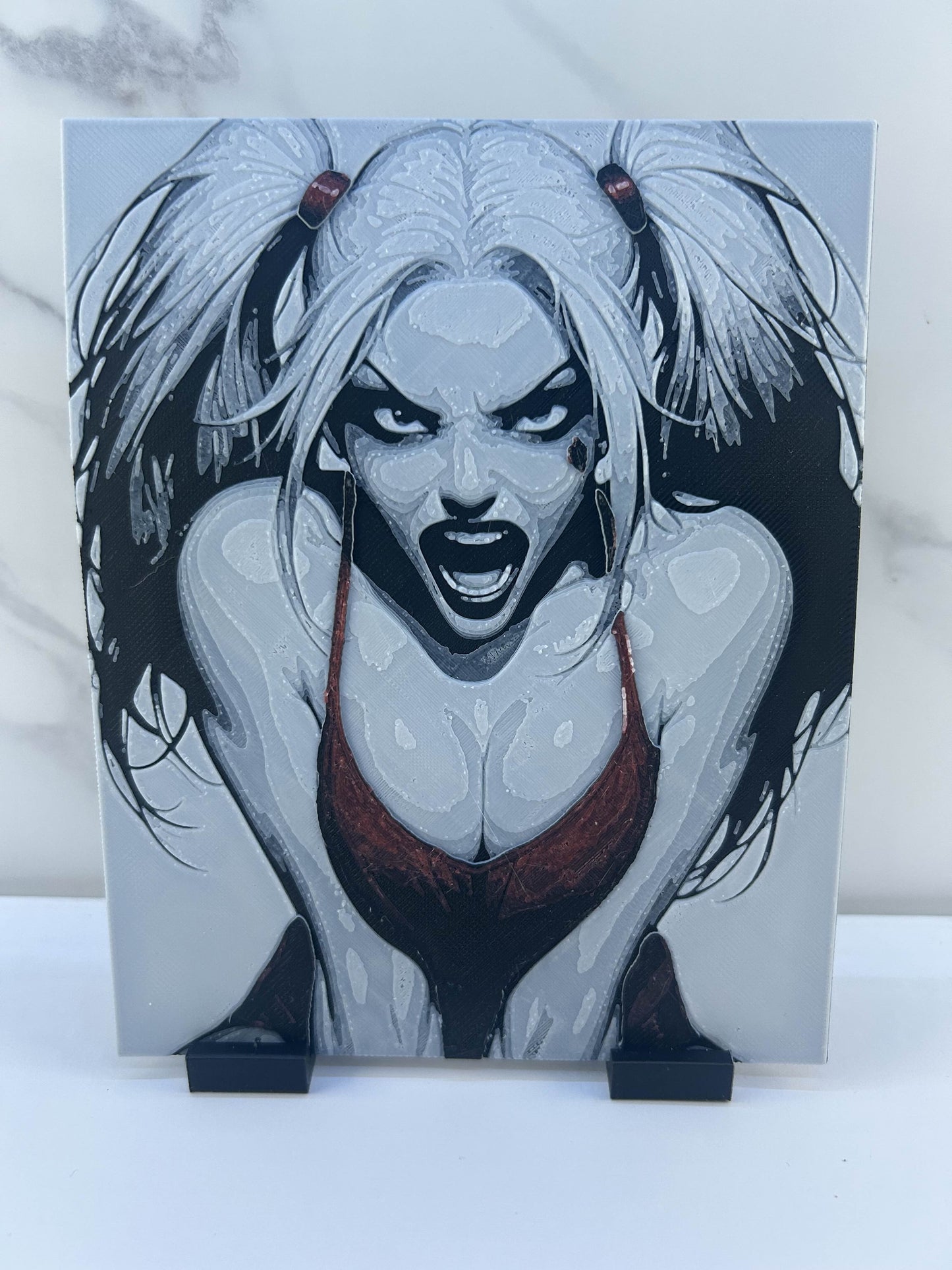 Harley Quinn - Plaque : Avec Support
