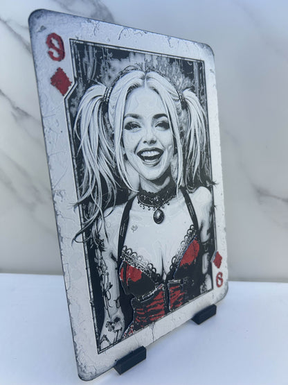 Harley Quinn - Grande Carte : Avec Support