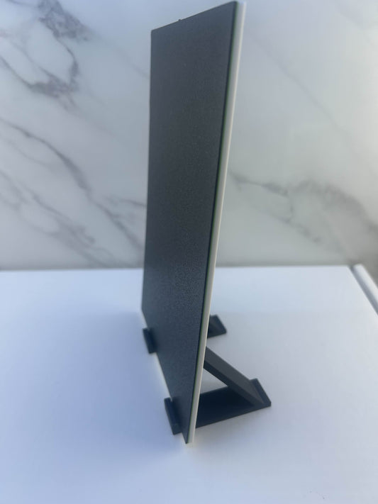 Support - Plaque : sur Pied