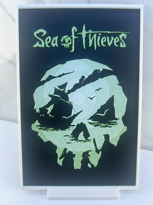 Sea of Thieves - Plaque : Avec support