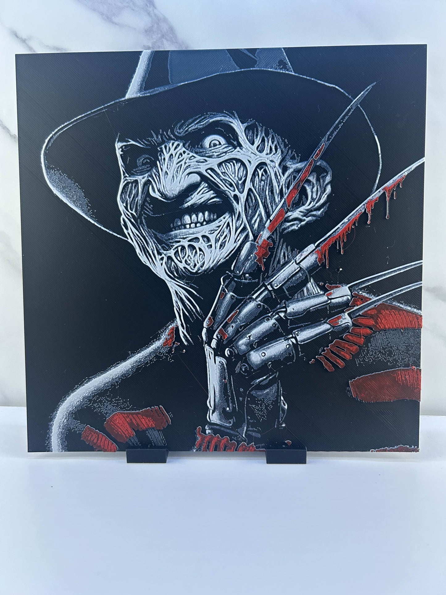 Freddy Krueger - Plaque : Avec support