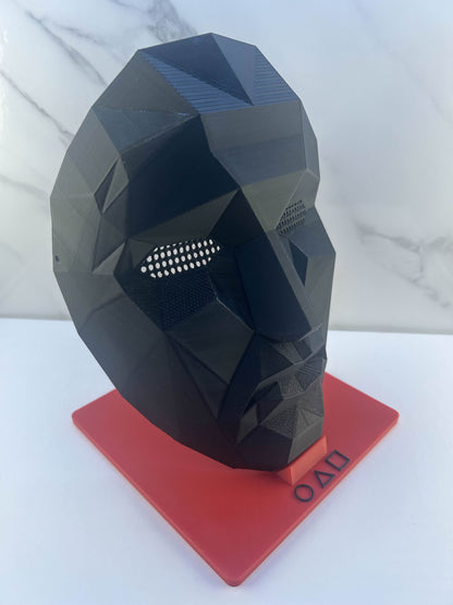 Squid Game - Masque : Avec serre-tête et support