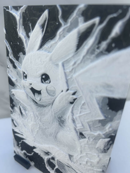 Pokémon - Plaque avec Support : Pikachu
