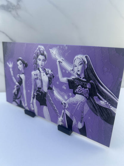 Huntrix - Plaque : Avec Support
