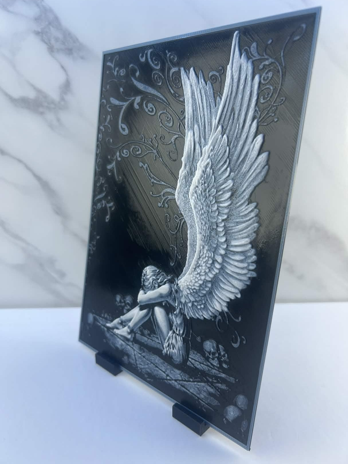 Ange déchu - Plaque : Avec support