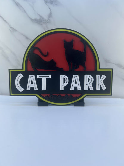 Cat Park - Plaque : Avec Support
