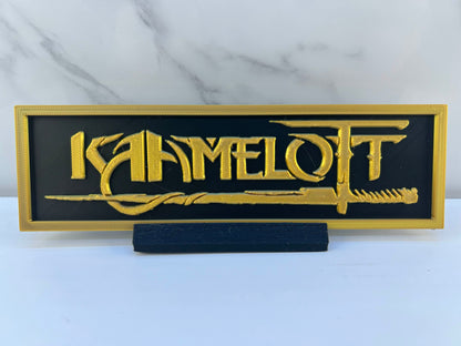 Kaamelott - Plaque : Avec Support