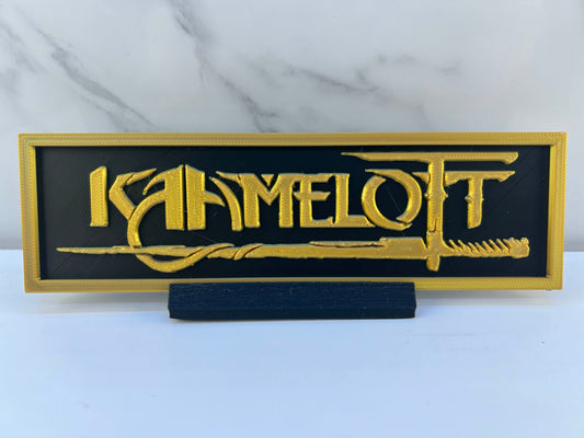 Kaamelott - Plaque : Avec Support