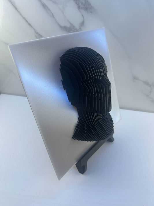 Black Panther - Plaque avec Support : En relief