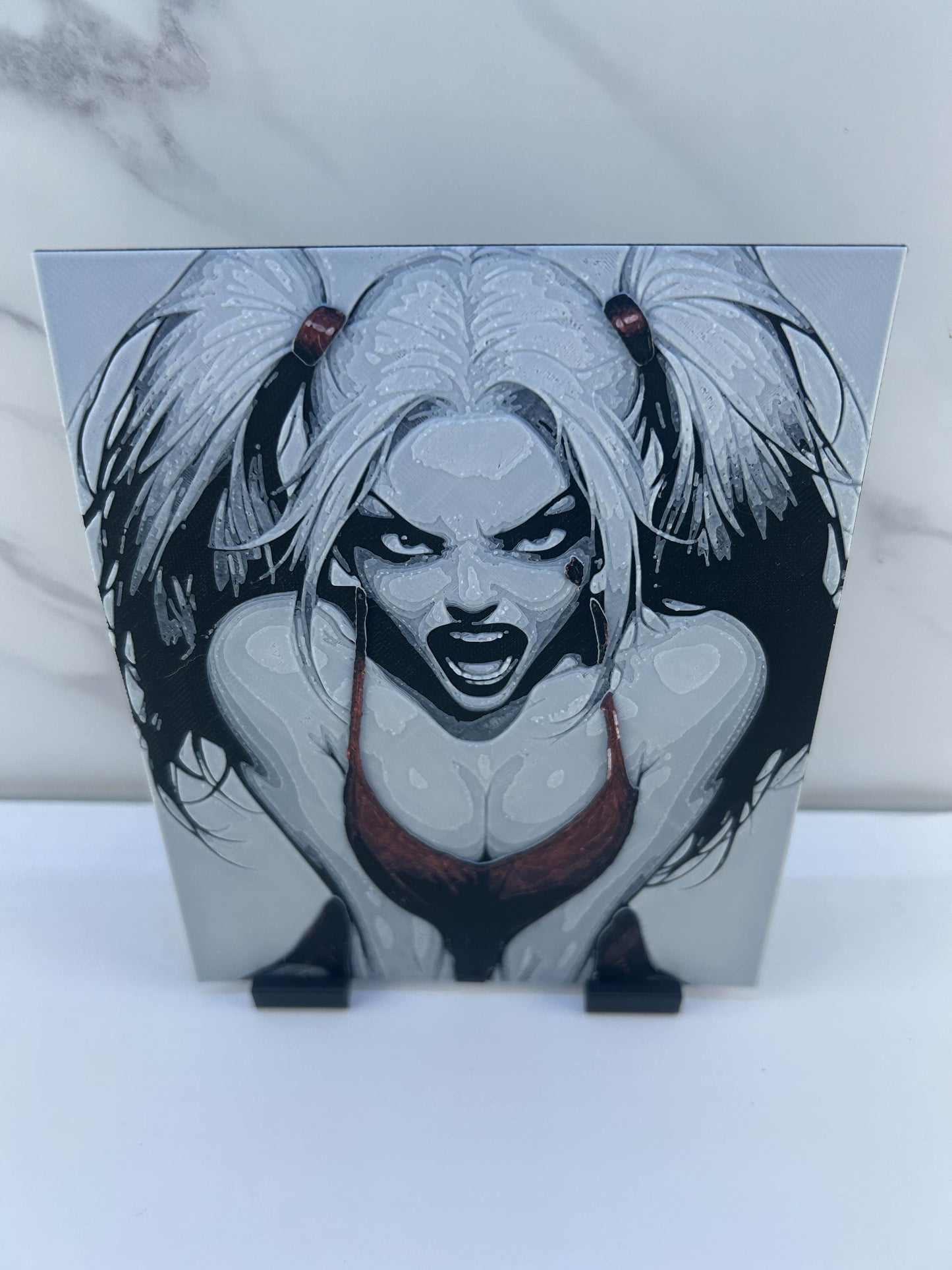 Harley Quinn - Plaque : Avec Support