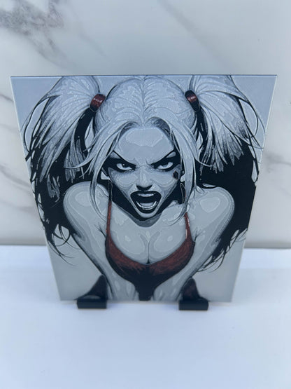 Harley Quinn - Plaque : Avec Support