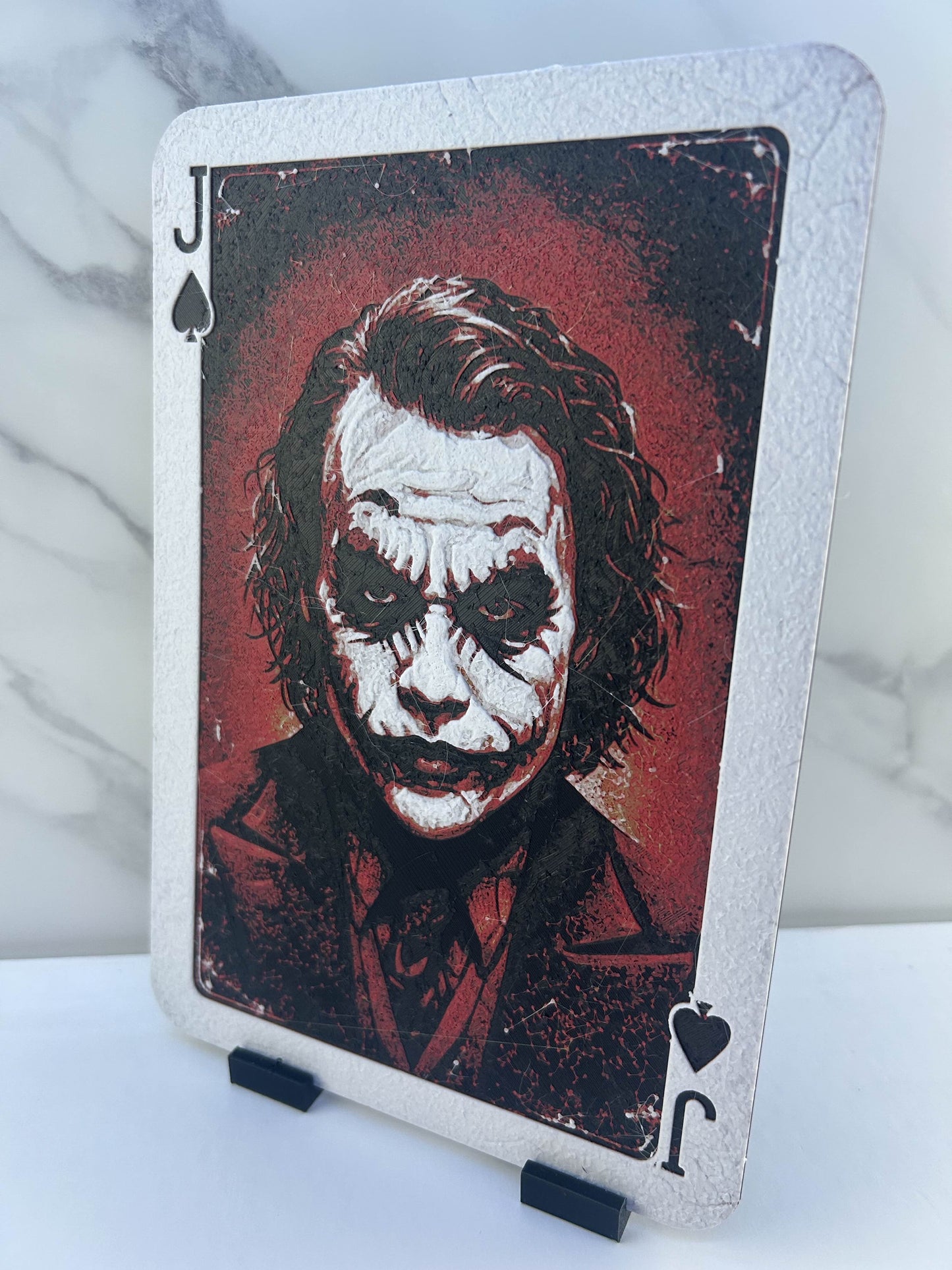 Joker - Plaque avec Support : Carte de Jeu
