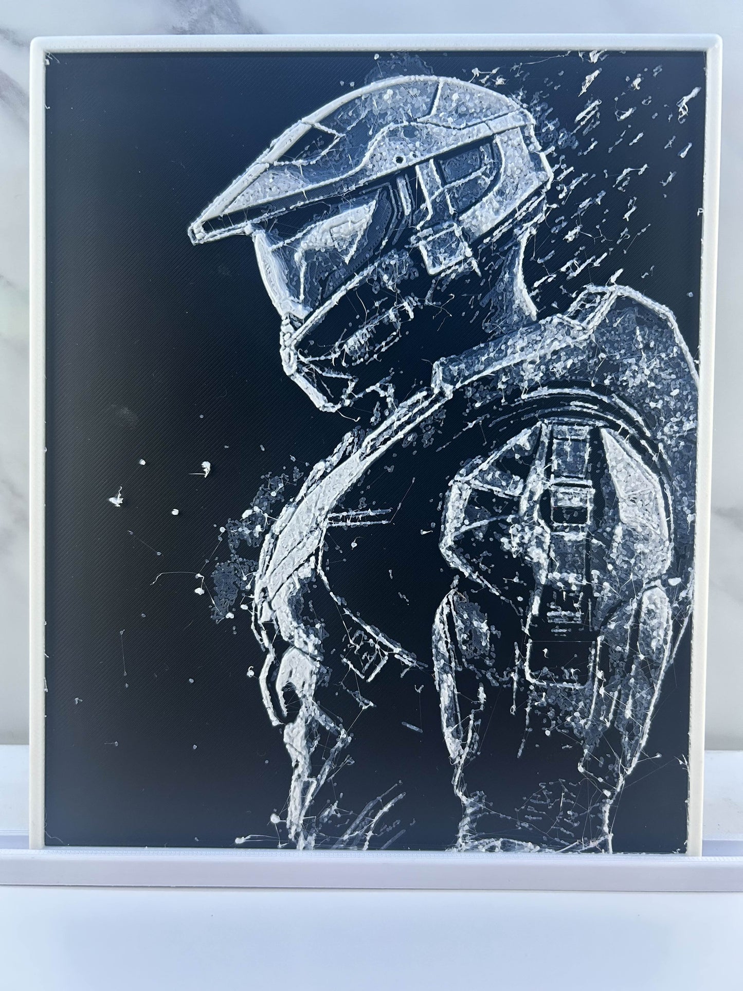 Halo - Plaque Encadrée : Avec Support