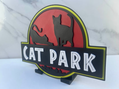 Cat Park - Plaque : Avec Support
