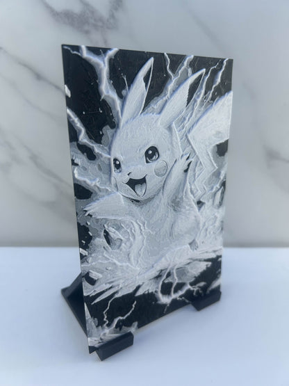 Pokémon - Plaque avec Support : Pikachu