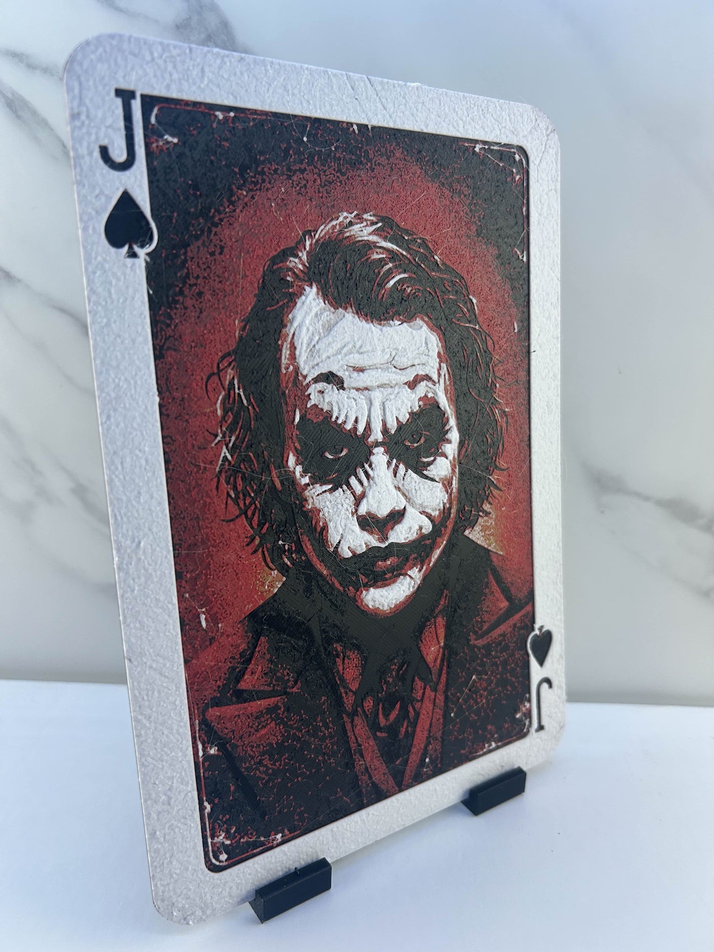 Joker - Plaque avec Support : Carte de Jeu