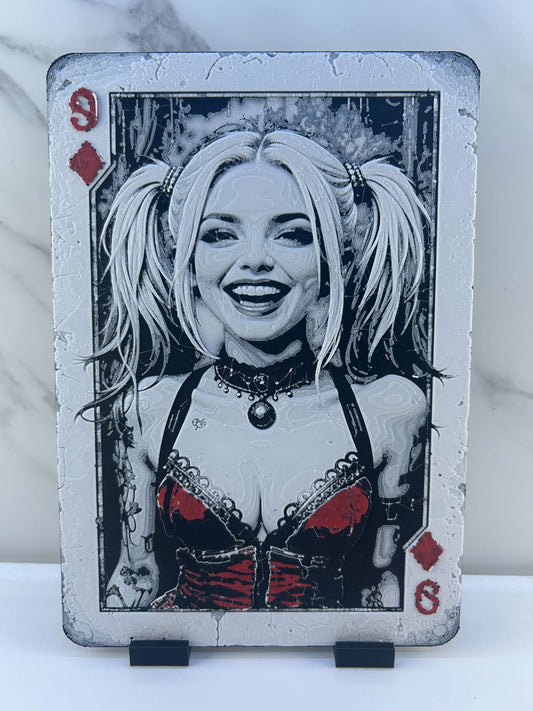 Harley Quinn - Grande Carte : Avec Support