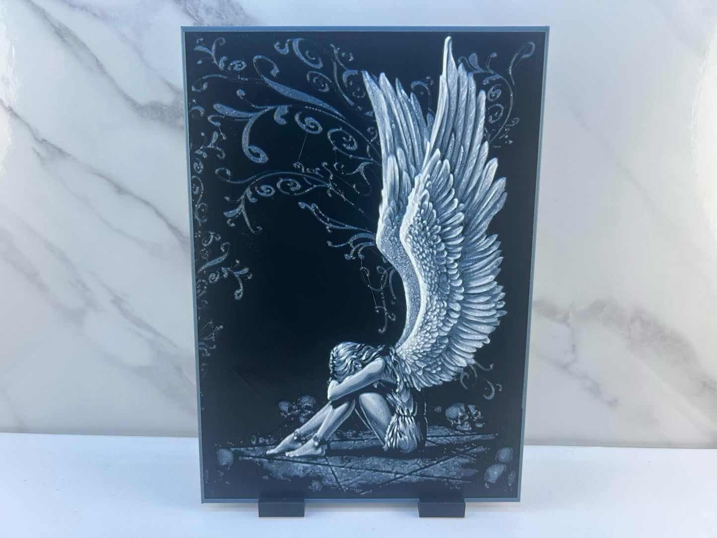 Ange déchu - Plaque : Avec support