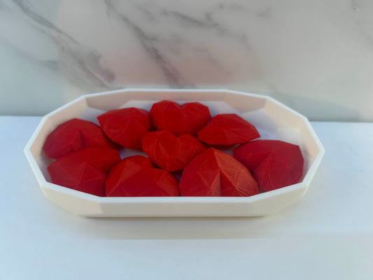 Décoration - Plateau : Avec Cœurs