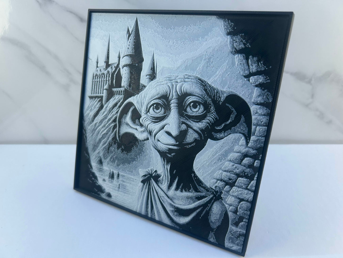 Harry Potter - Plaque encadrée avec Support : Dobby