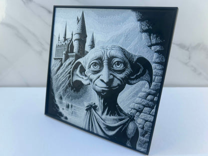 Harry Potter - Plaque encadrée avec Support : Dobby