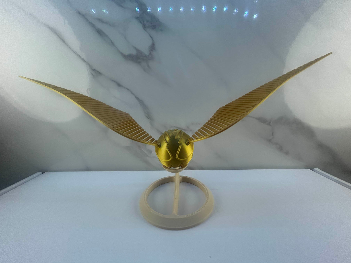 Harry Potter - Réplique avec Support : Vif d'Or