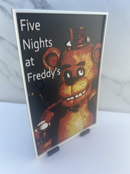 Five Nights at Freddy's - Plaque : Avec Support