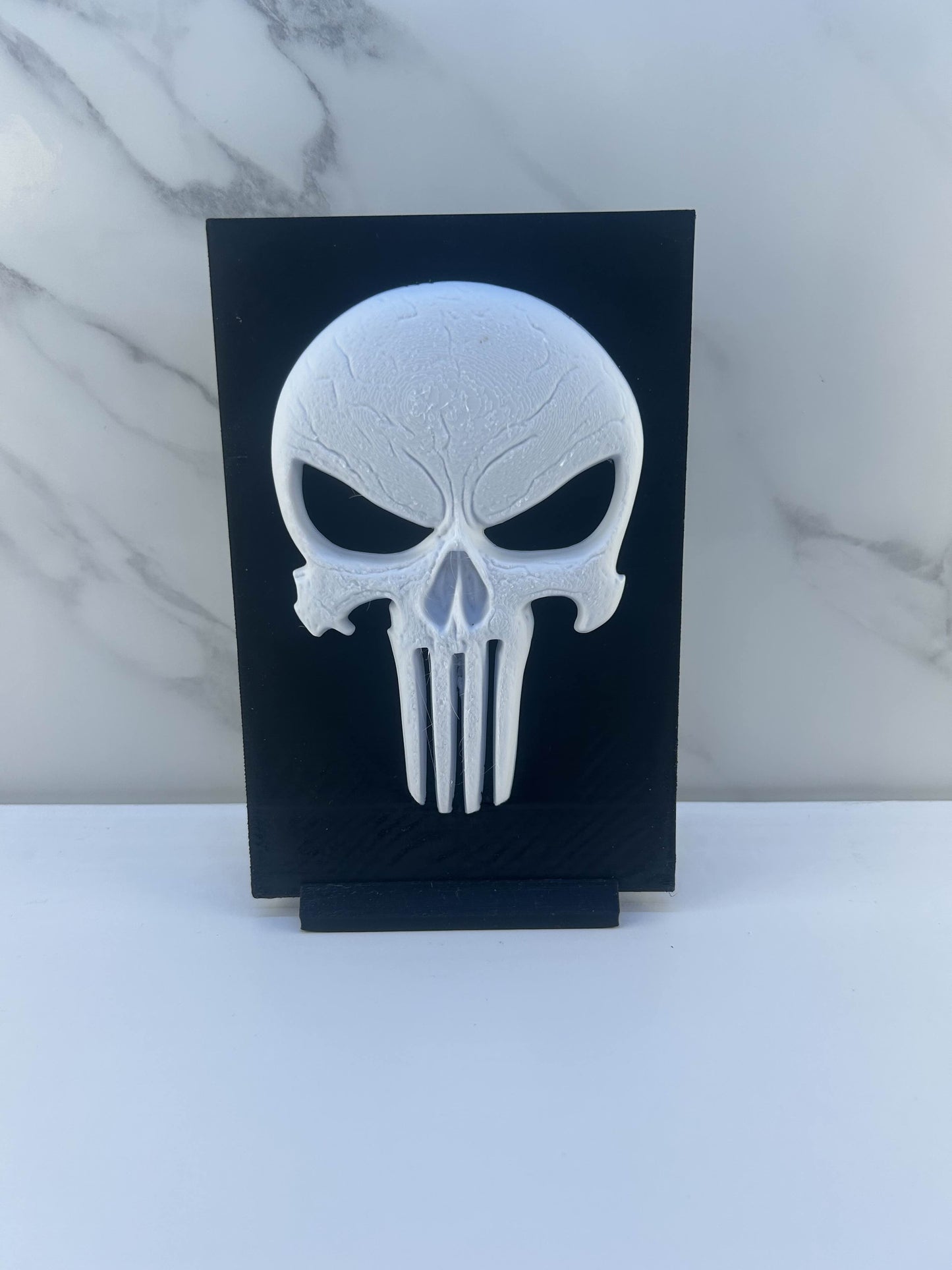 The Punisher - Plaque en Relief : Avec Support