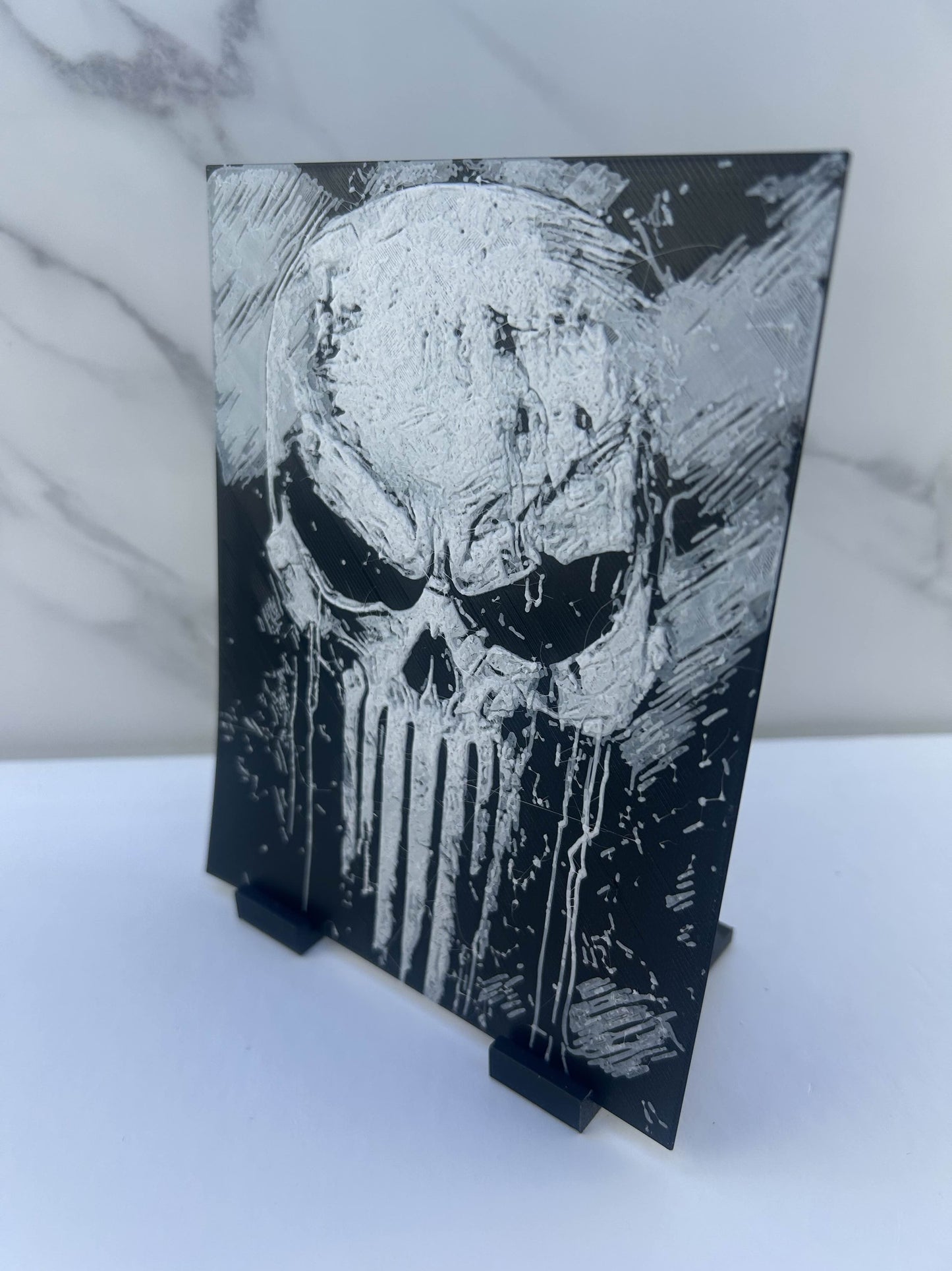 The Punisher - Plaque : Avec Support