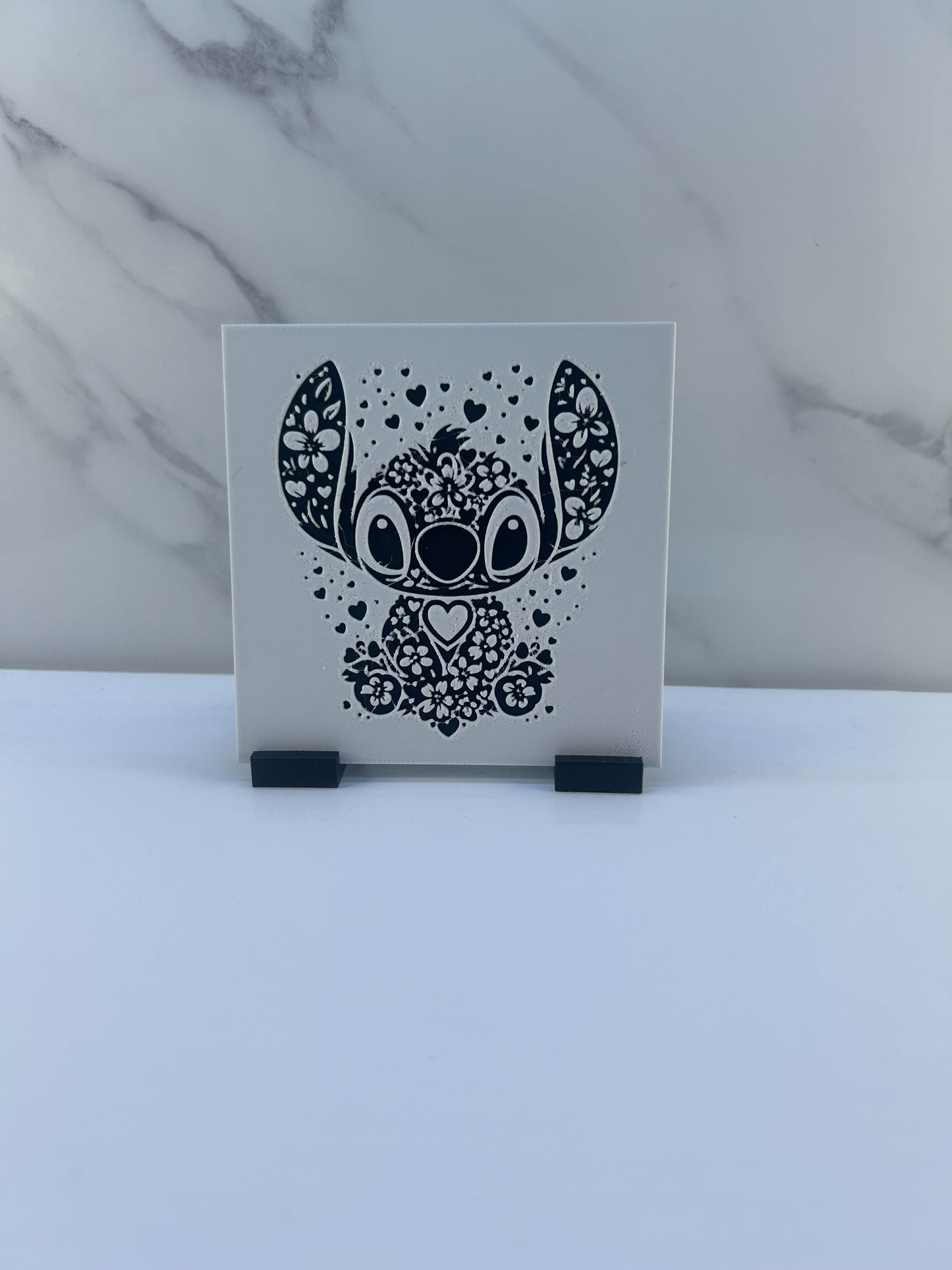 Stitch - Plaque  : Avec Support