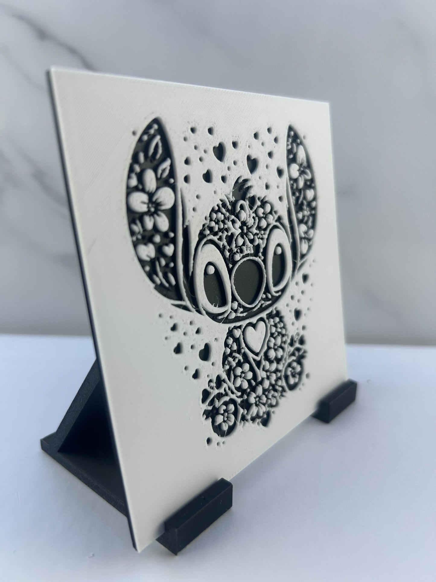 Stitch - Plaque  : Avec Support