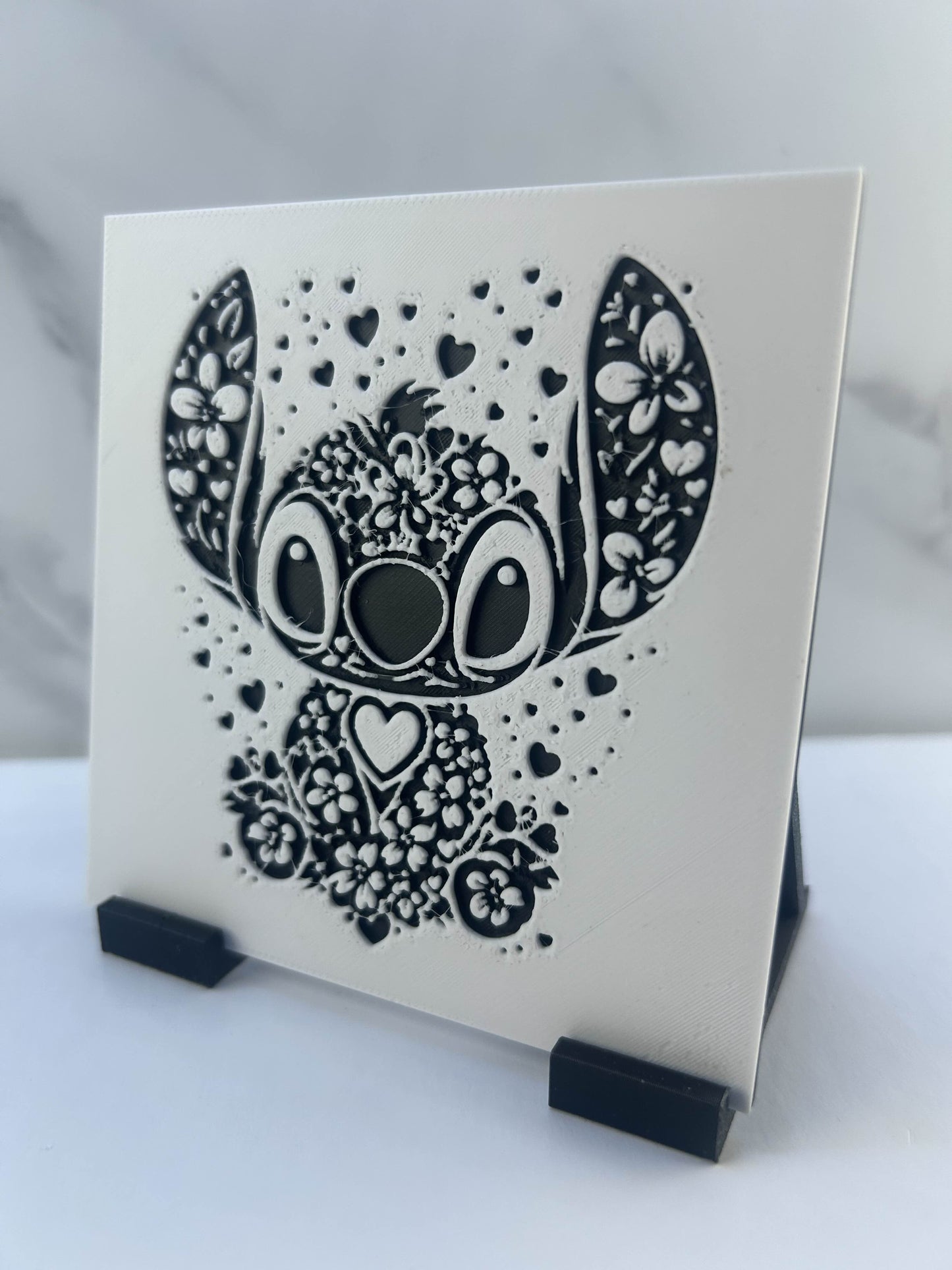 Stitch - Plaque  : Avec Support