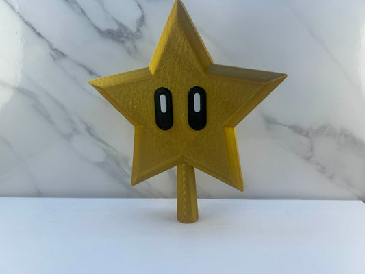 Mario - Décoration Noël : Étoile Dorée