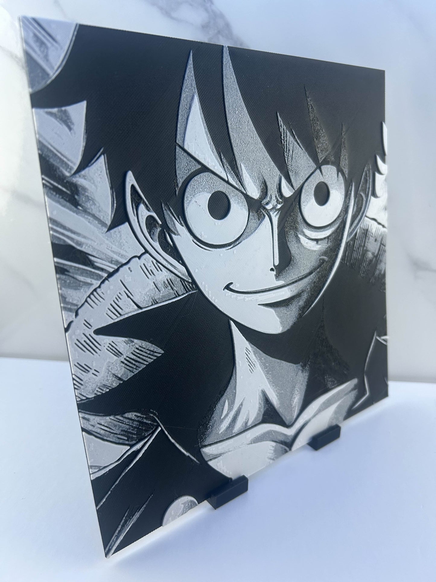 One Piece - Plaque : Avec Support - Luffy
