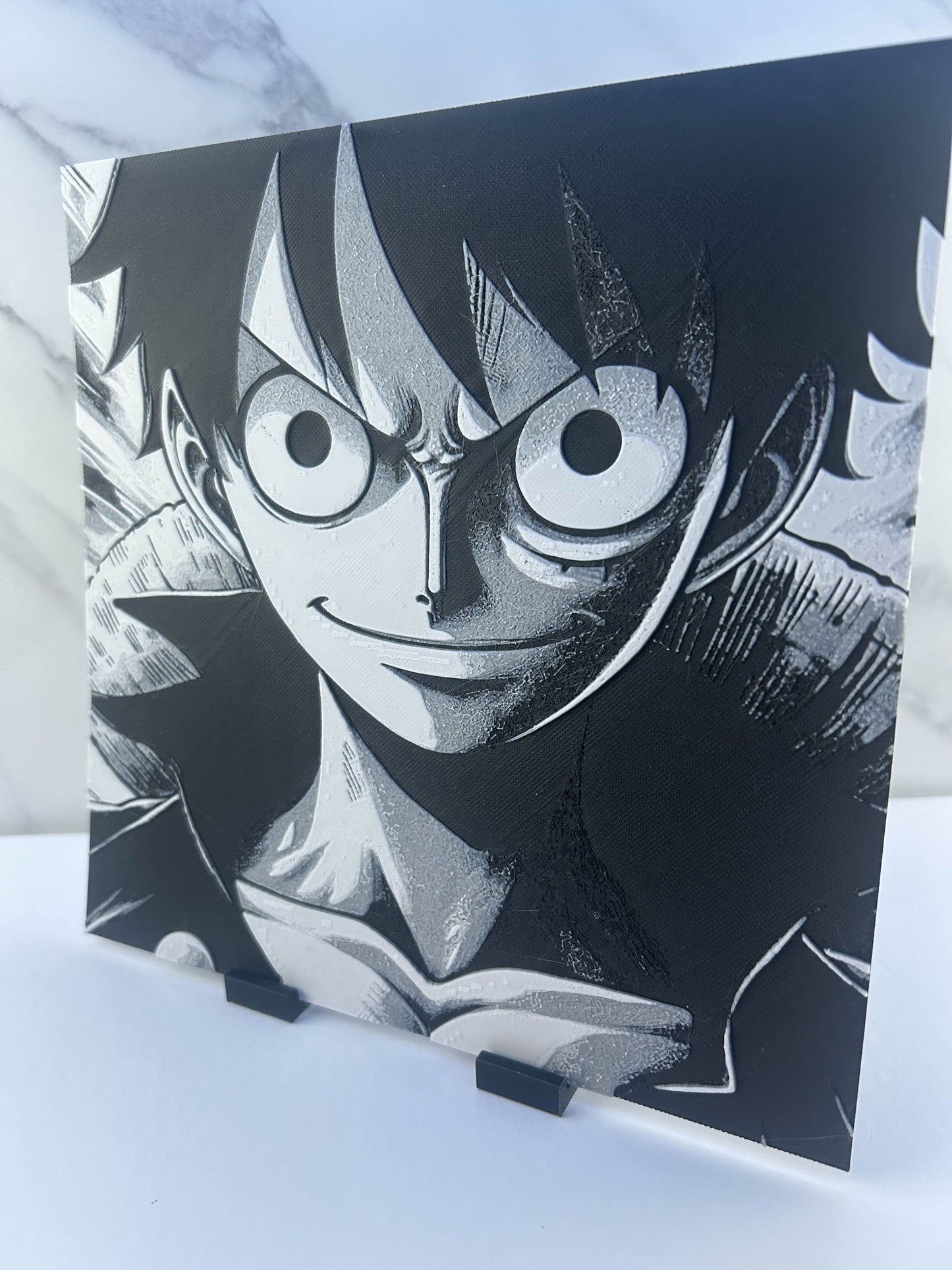 One Piece - Plaque : Avec Support - Luffy