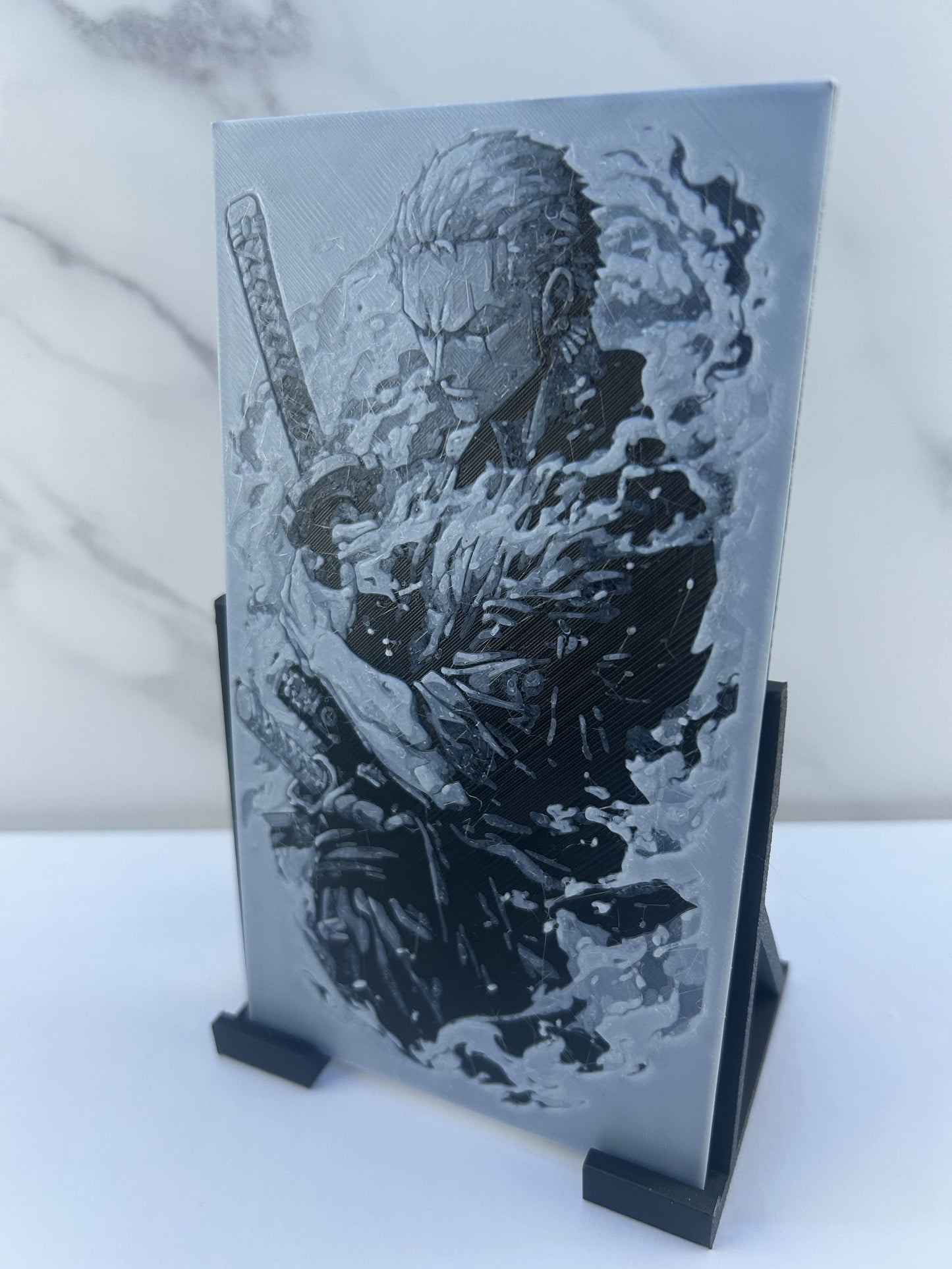 One Piece - Plaque : Avec Support - Zoro
