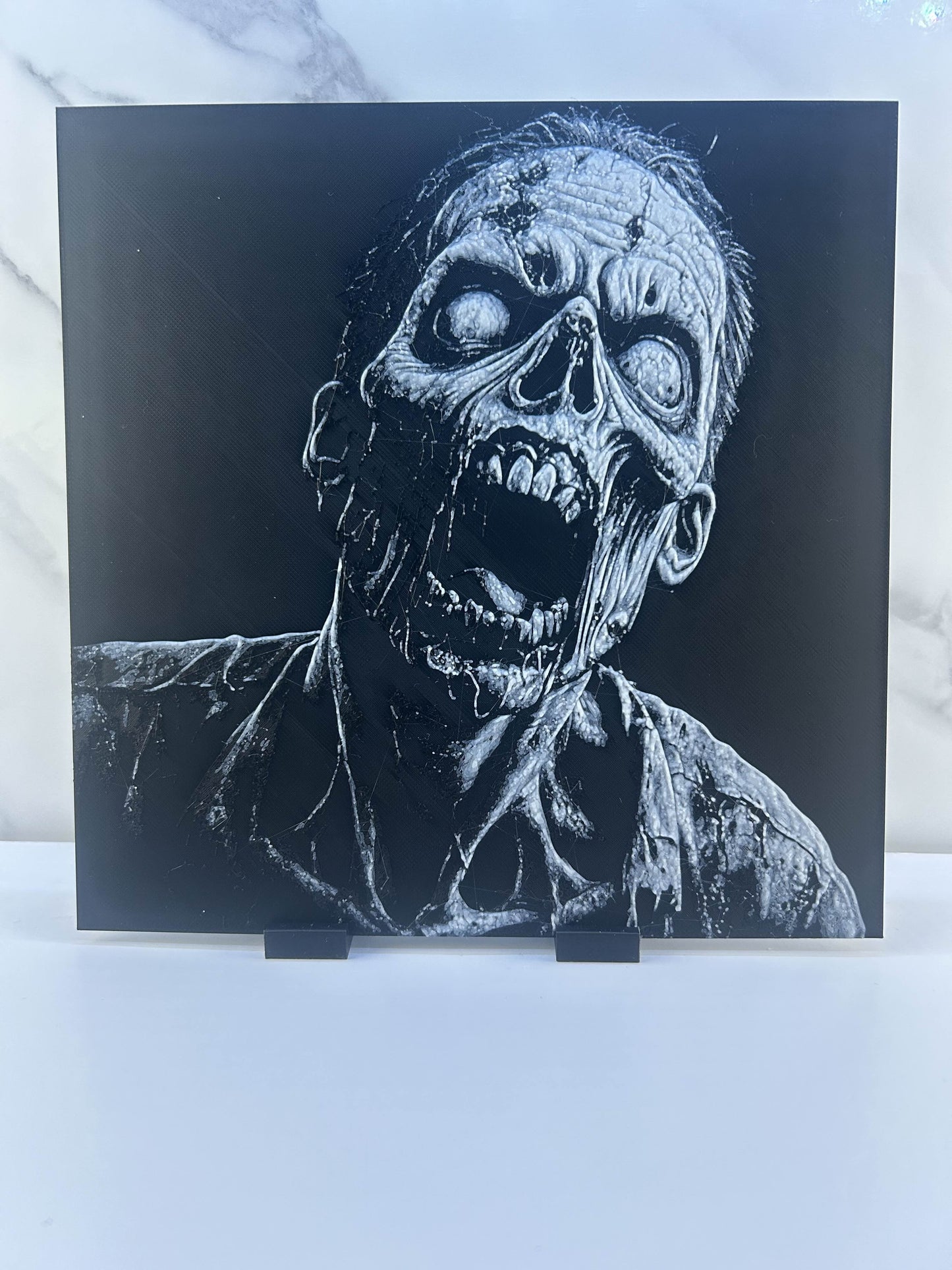 Zombie - Plaque : Avec Support
