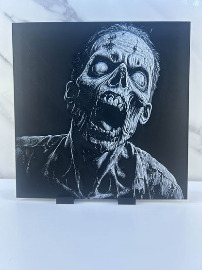 Zombie - Plaque : Avec Support