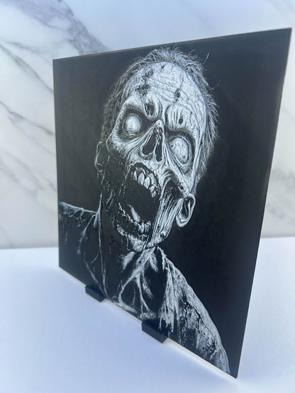 Zombie - Plaque : Avec Support