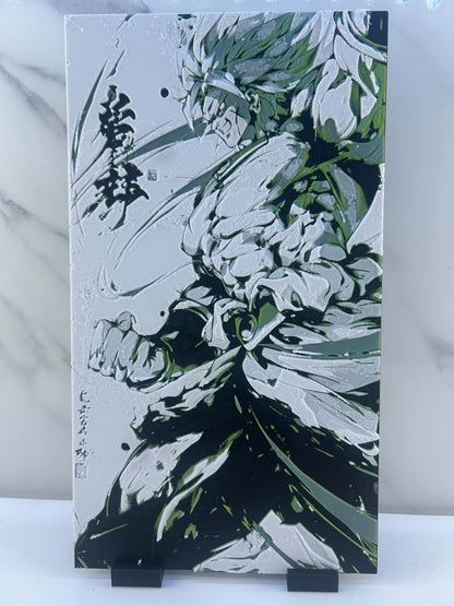 Dragon Ball Z - Plaque avec support : Broly