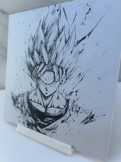 Dragon Ball Z - Plaque : Avec support