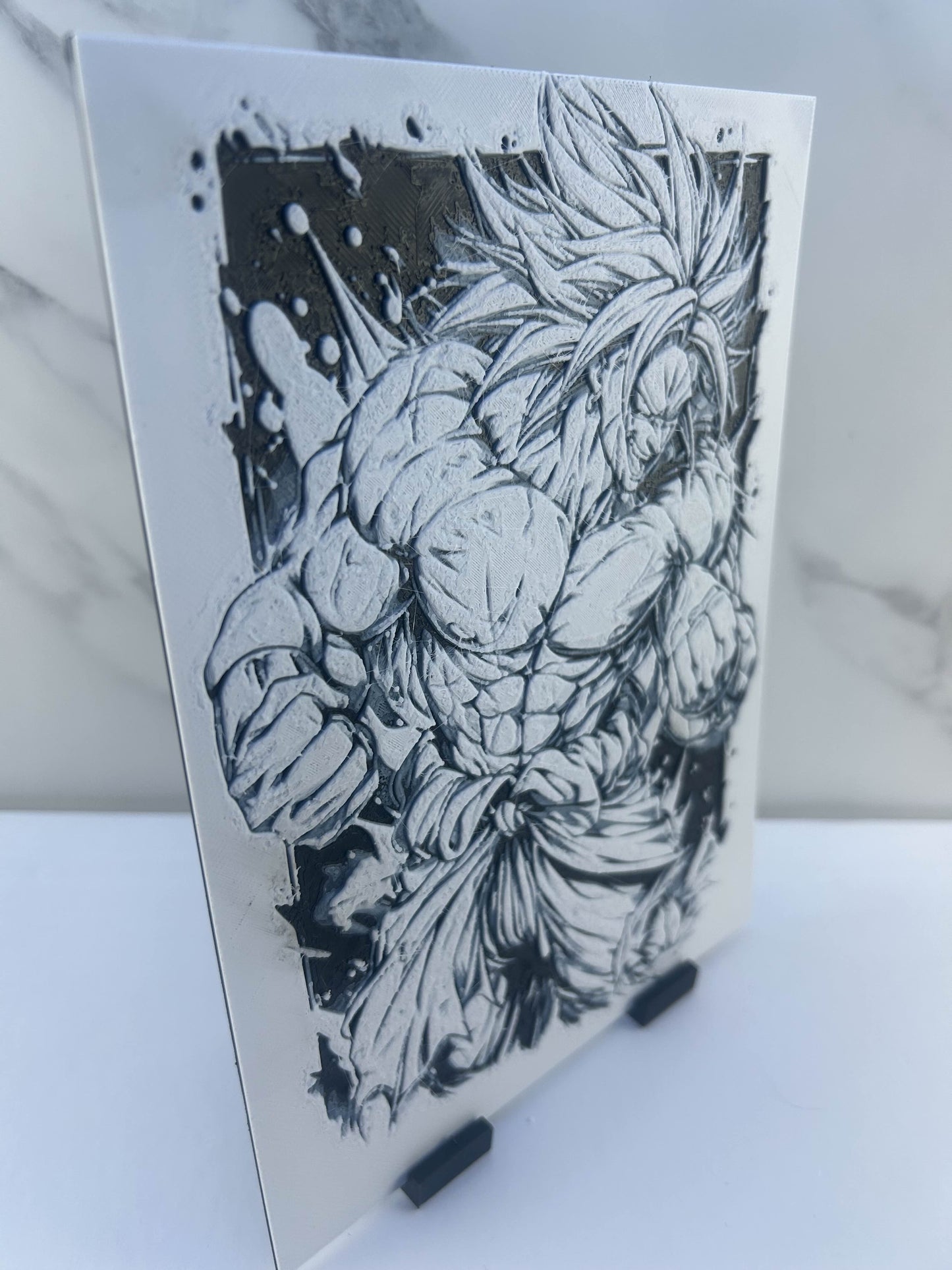 Dragon Ball Z - Plaque avec Support : Broly
